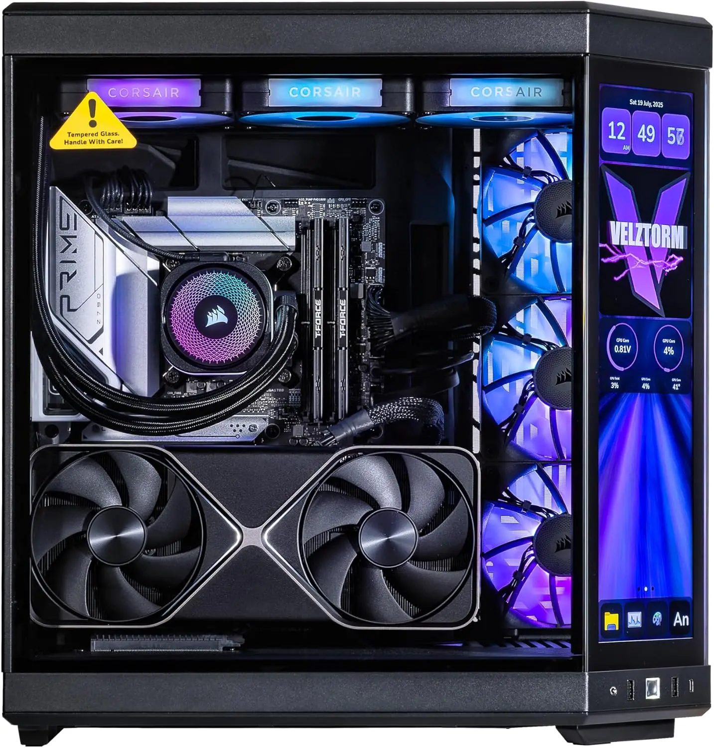 Velztorm LCD Black Praetix Cus - Rtx 5080 16Gb recension och pris