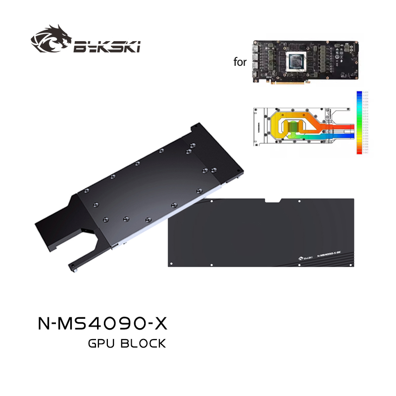 Bykski GPU Block for MSI RTX 4 - Rtx 4090 Water Block recension och pris