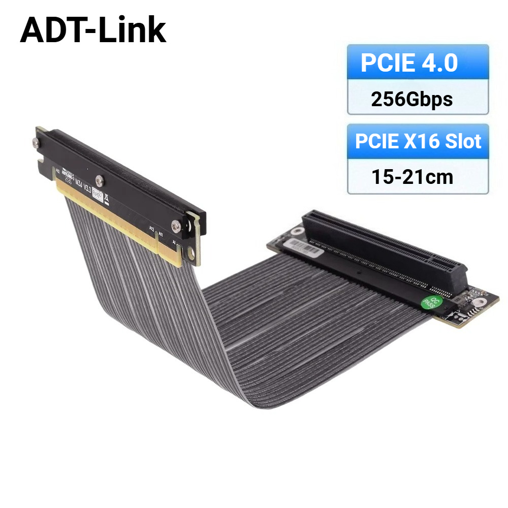 ADT-Link 2025 New Single Rever - Itx Gpu Riser Pcie 4.0 16X recension och pris