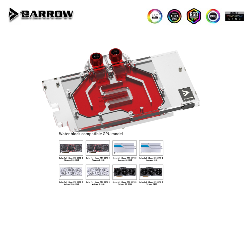 Barrow GPU Block For Colorful  - Rtx 5090 32Gb recension och pris