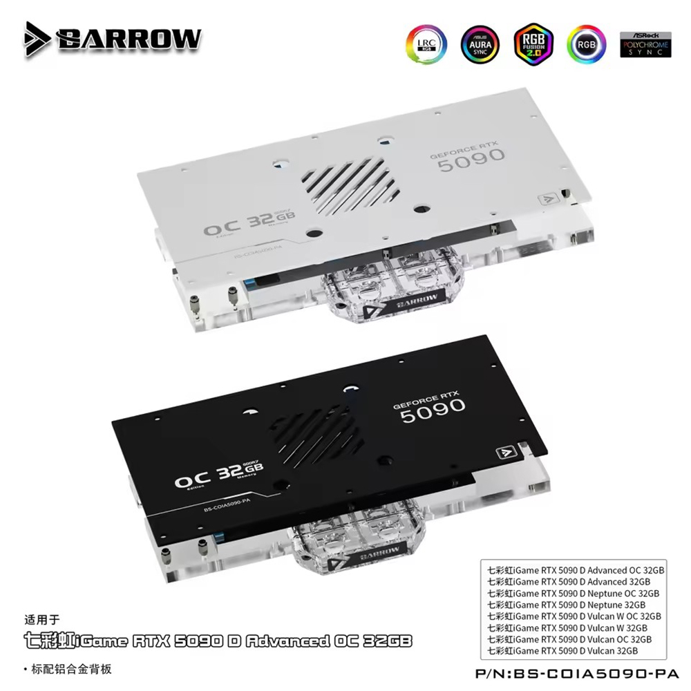 Barrow GPU Block For Colorful  - Rtx 5090 32Gb recension och pris
