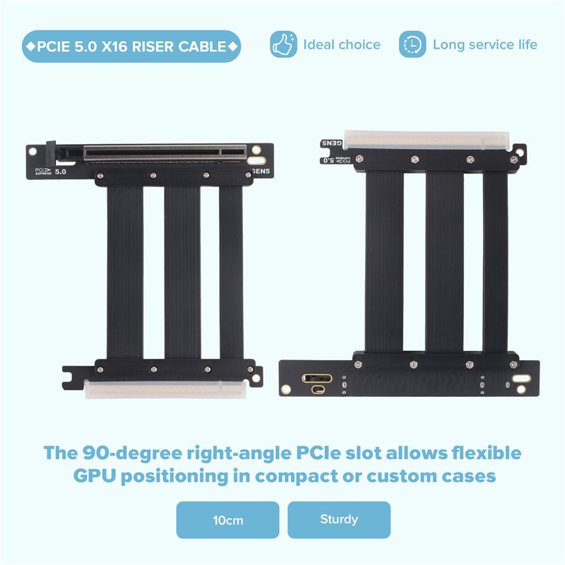 For Pcie 5.0 X16 Riser Cable E - Pcie 5.0 Gpu Riser Cable recension och pris