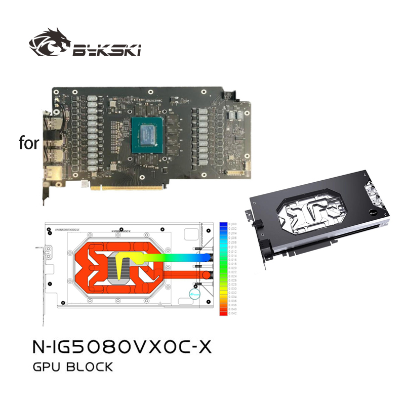 Bykski N-IG5080VXOC-X GPU Bloc - Rtx 5080 16Gb recension och pris