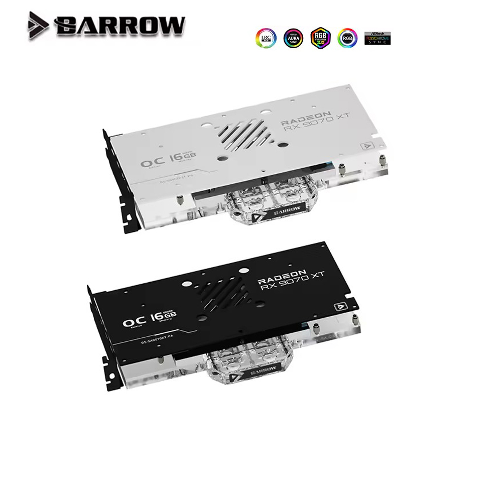 Barrow GPU Water Block For Sap - Rx 9070 Xt recension och pris