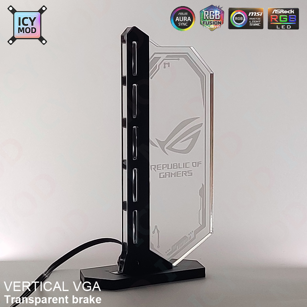 Transparent Vertical GPU Suppo - Desktop Gaming Gpu 32Gb recension och pris
