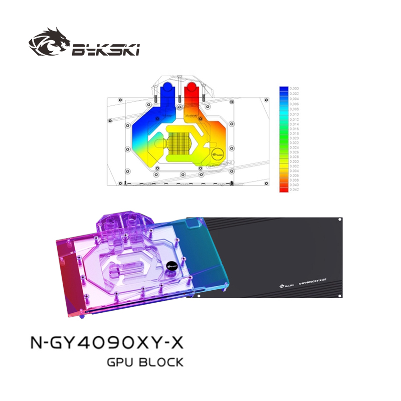 Bykski Water Block for GALAX G - Rtx 4090 Water Block recension och pris