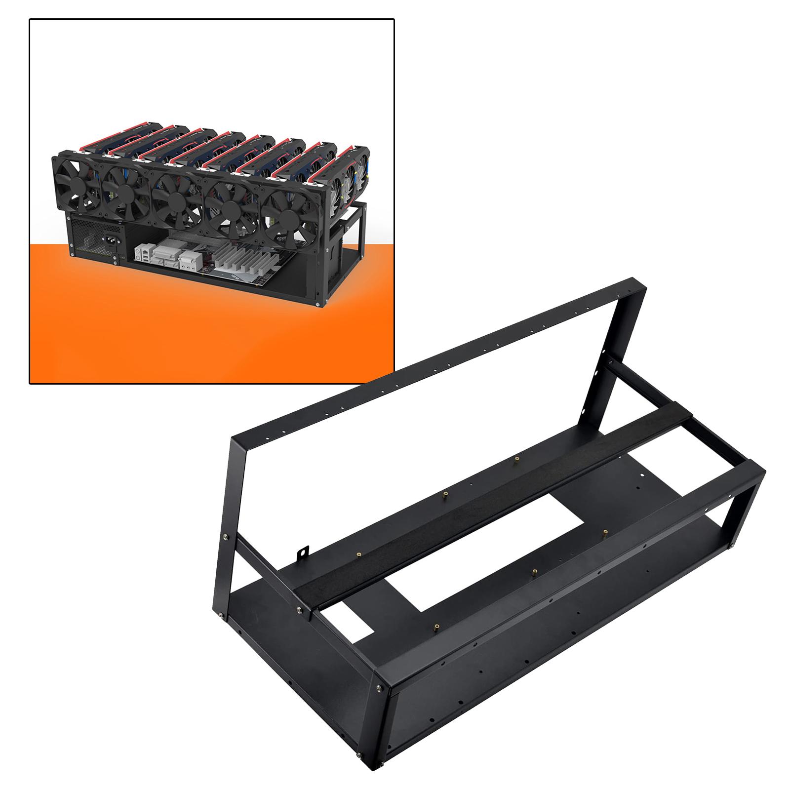 6/8 GPU Mining Rig Frame Rack  - Gpu Mining Rig Frame 8 Gpu recension och pris
