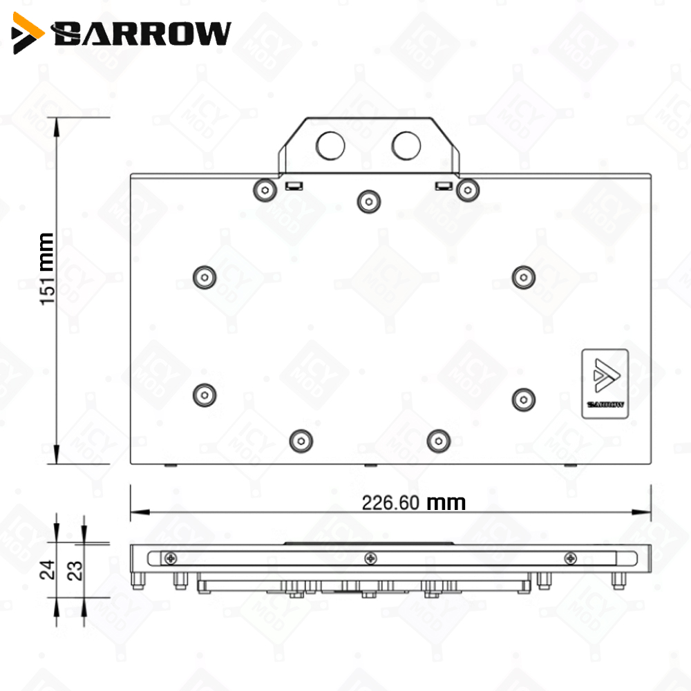 Barrow  GPU Water Cooler Block - Rtx 4090 Water Block recension och pris