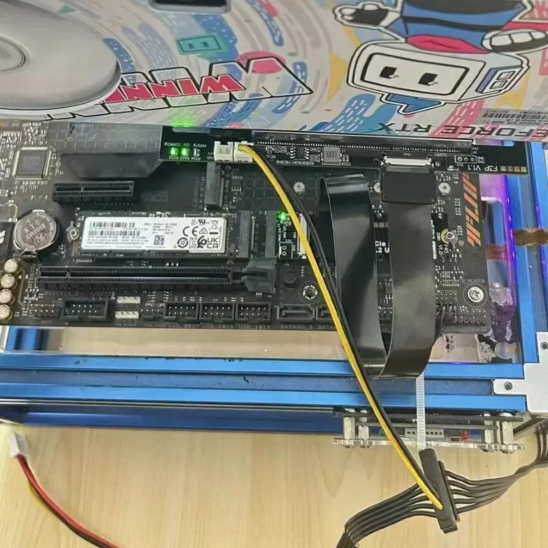 ADT-Link PCIe 5.0 M.2 NGFF NVM - Pcie 5.0 Gpu Riser Cable recension och pris