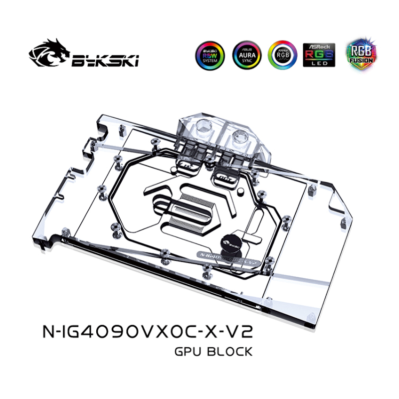 Bykski N-IG4090VXOC-X-V2 Water - Rtx 4090 Water Block recension och pris