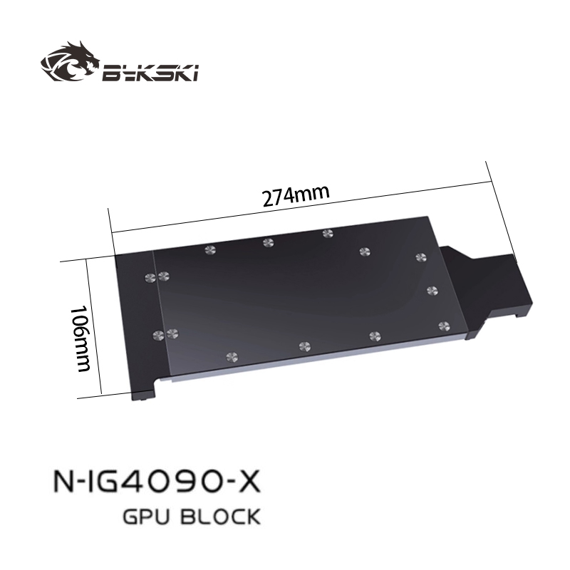 Bykski GPU Water Block for Col - Rtx 4090 Water Block recension och pris